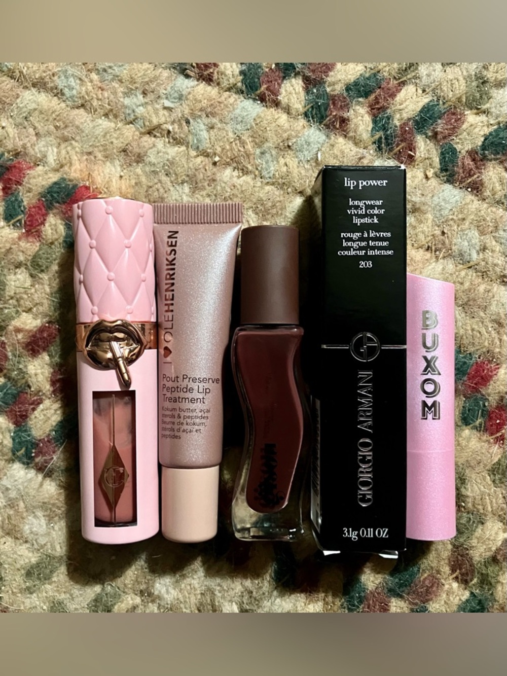 High end lip balm and lipstick bundle